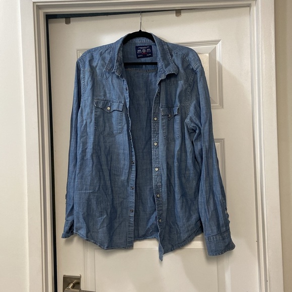 American Eagle | Vintage Fit | Women’s XXL | Pearl Snap Button - Picture 5 of 5